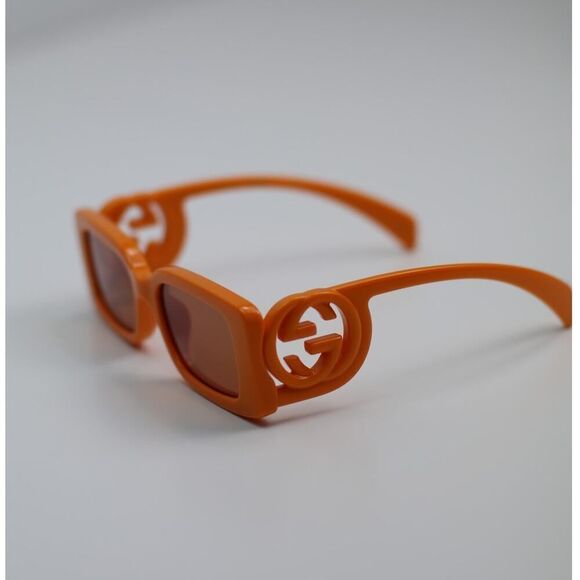 NEW Gucci Sunglasses GG1325S 008 Orange Rust Brown Unisex Authentic main image 4